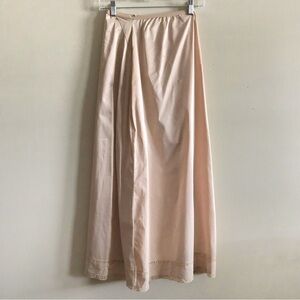 3/$12 Vintage Gossard Artemis Nude Maxi Slip Skirt
